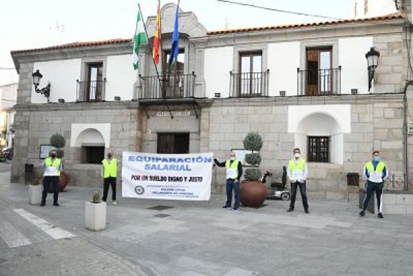 Nueva protesta de la Policía Local de Villanueva de Córdoba